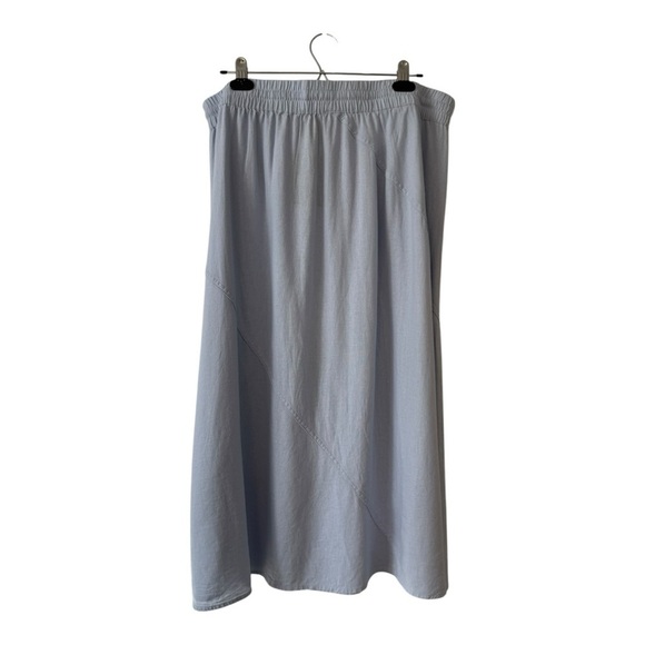 DKNY Women’s Pull On Draw String Casual Linen Blend Skirt - Size XL - Picture 4 of 12